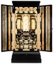 京型 彫刻欄間 金仏壇 別台 高さ132cm 本山向け｜KB-G-021