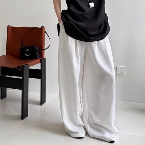 3色／ルーズワイドレッグパンツ ・21306