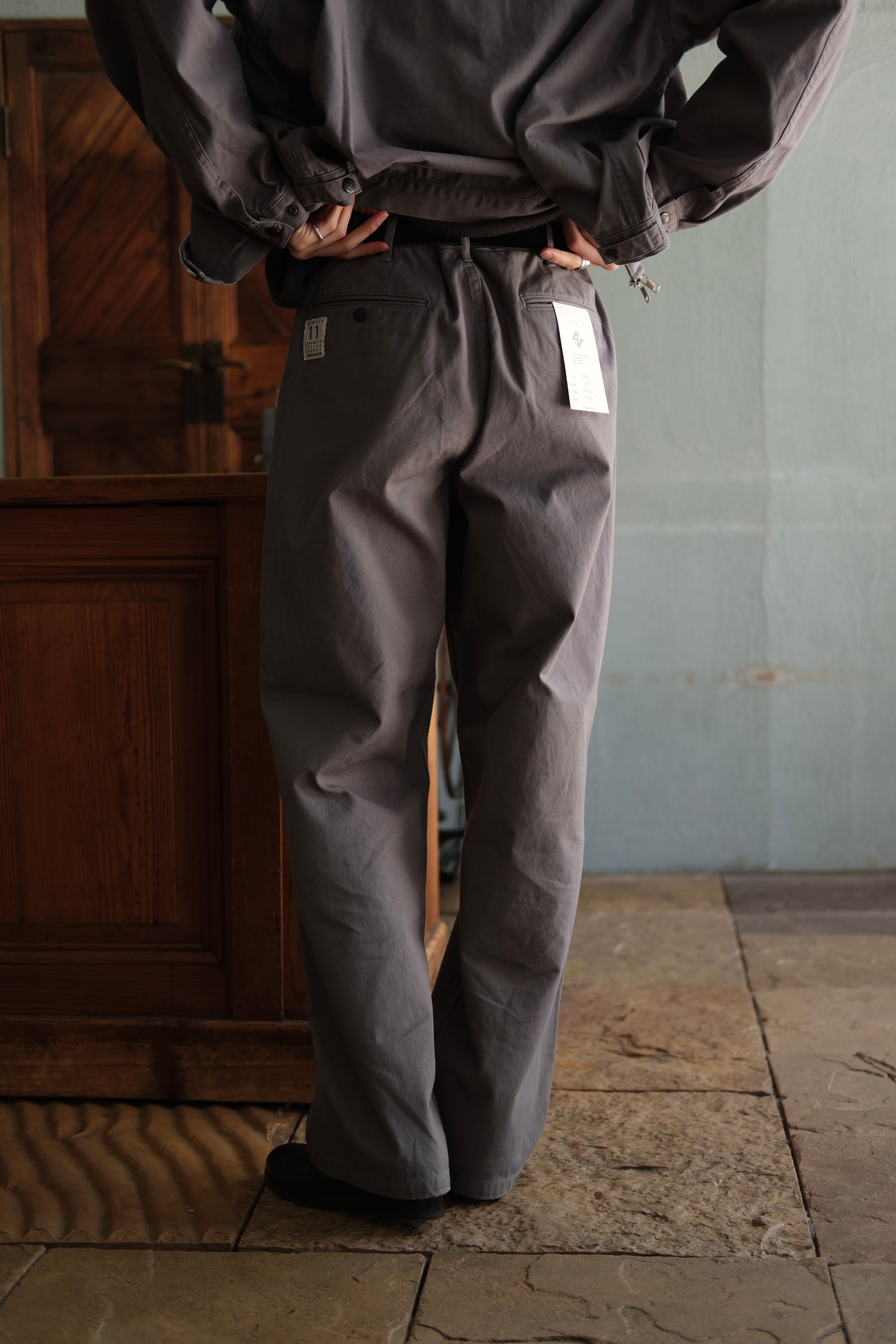 Utah／“stabilizer gnz” 0-56CC reverse pleated trousers ／Utah 20th