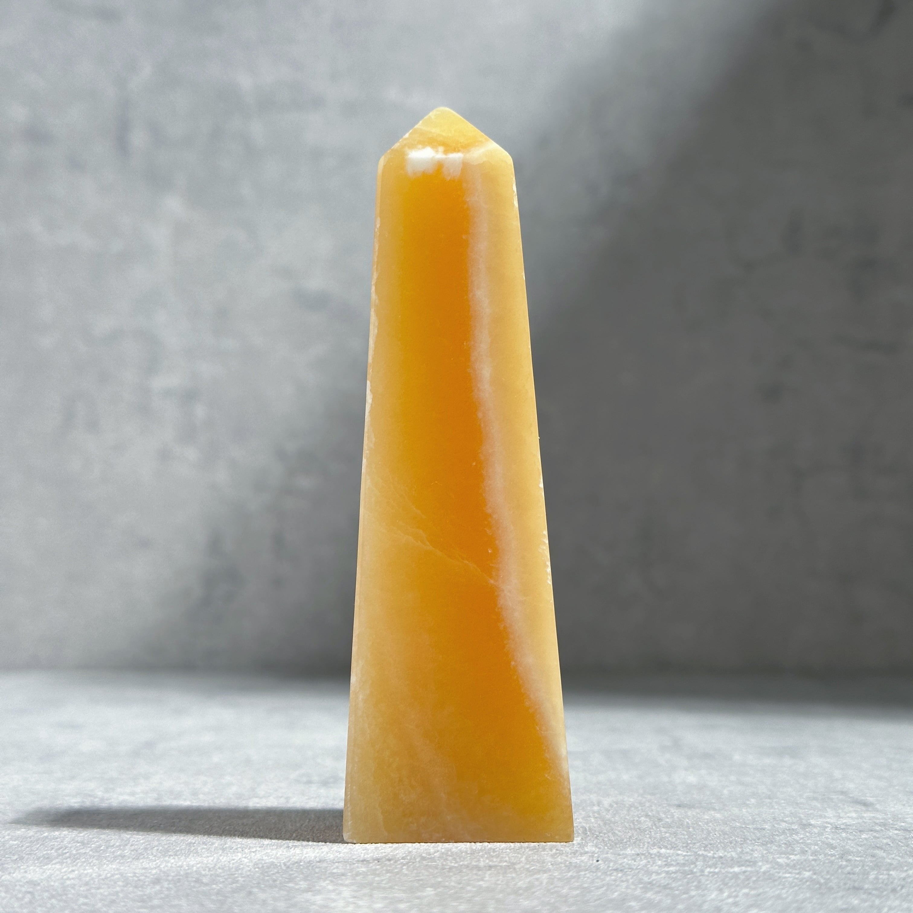 オレンジカルサイト タワー型43◇ Orange Calcite ◇天然石・鉱物