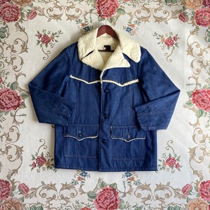 vintage boa denim jacket