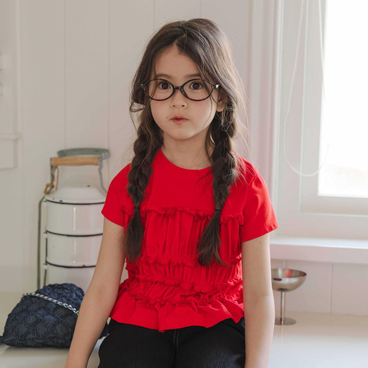 «予約»«ジュニアサイズあり»«Urban rabbit» シャーリングトップス 2colors