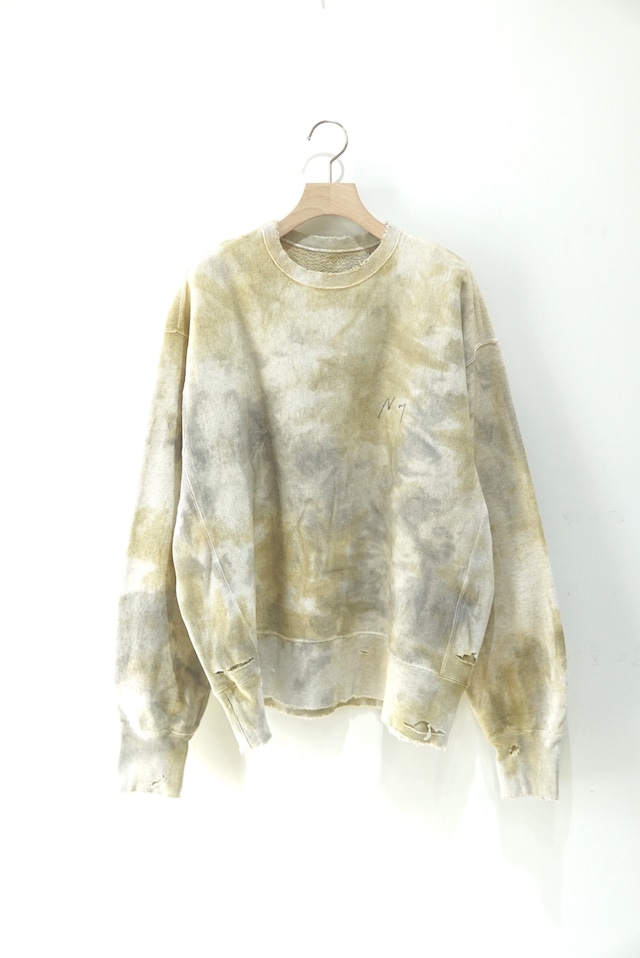 ANCELLM / MARBLING SWEAT SHIRT /  ANC-CT42