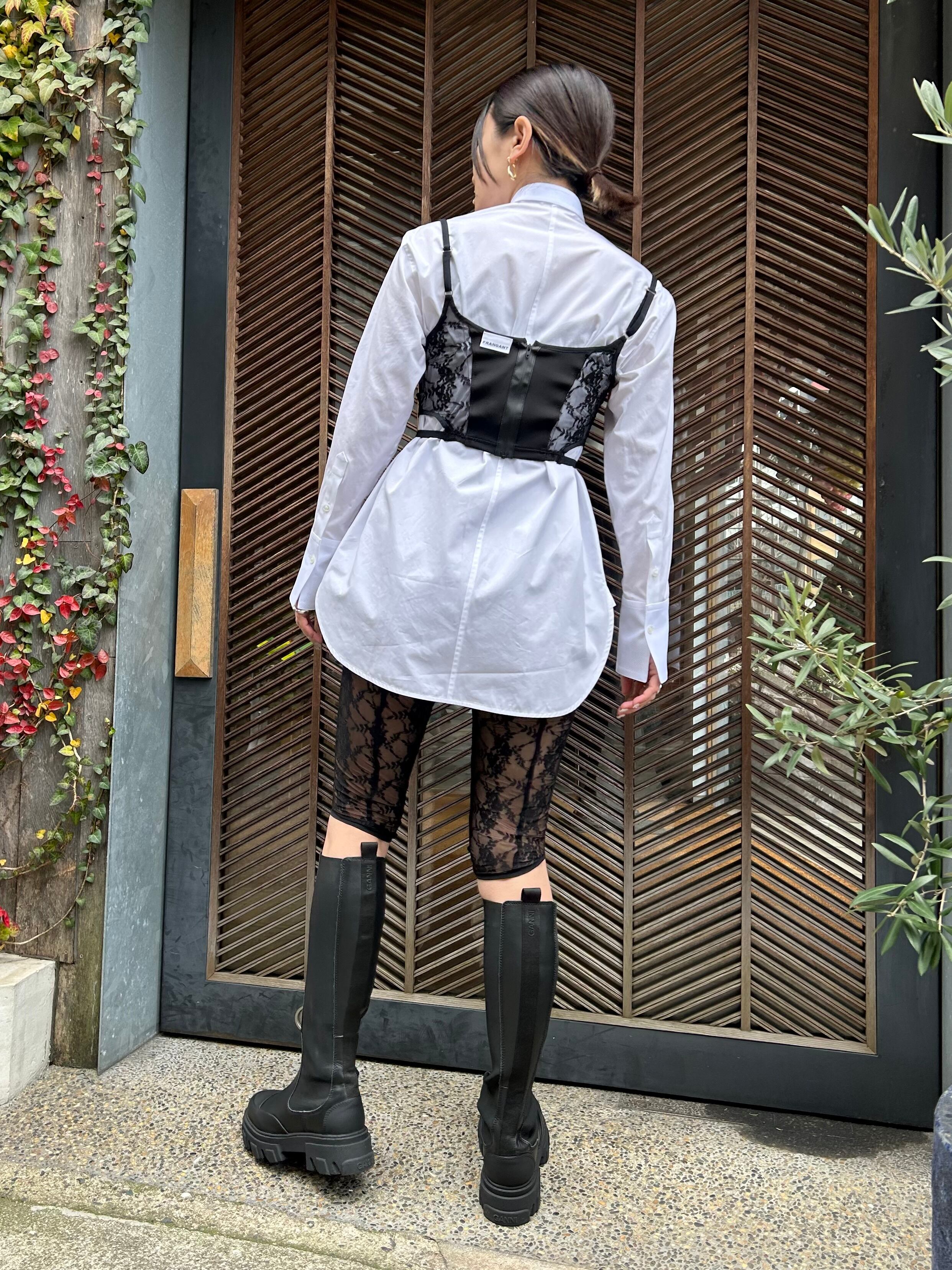 25AW】FRANGANT フランゴン / lace girdle /レースガードル | TRENT