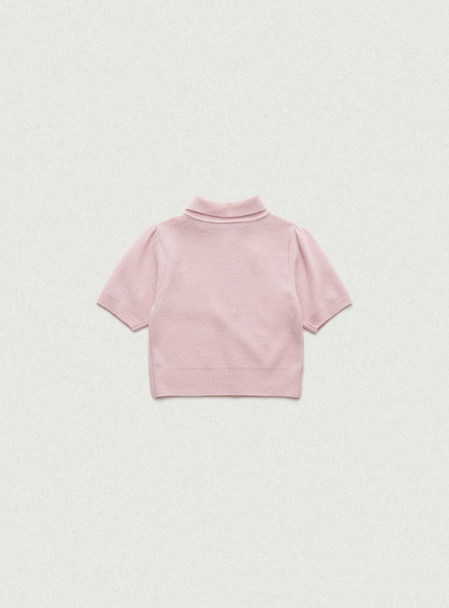 [The Barnnet] Fluffy Half Collar Knit_Pink 正規品 韓国ブランド 韓国通販 韓国代行 韓国ファッション ザ バーネット ザバーネット 日本 店舗