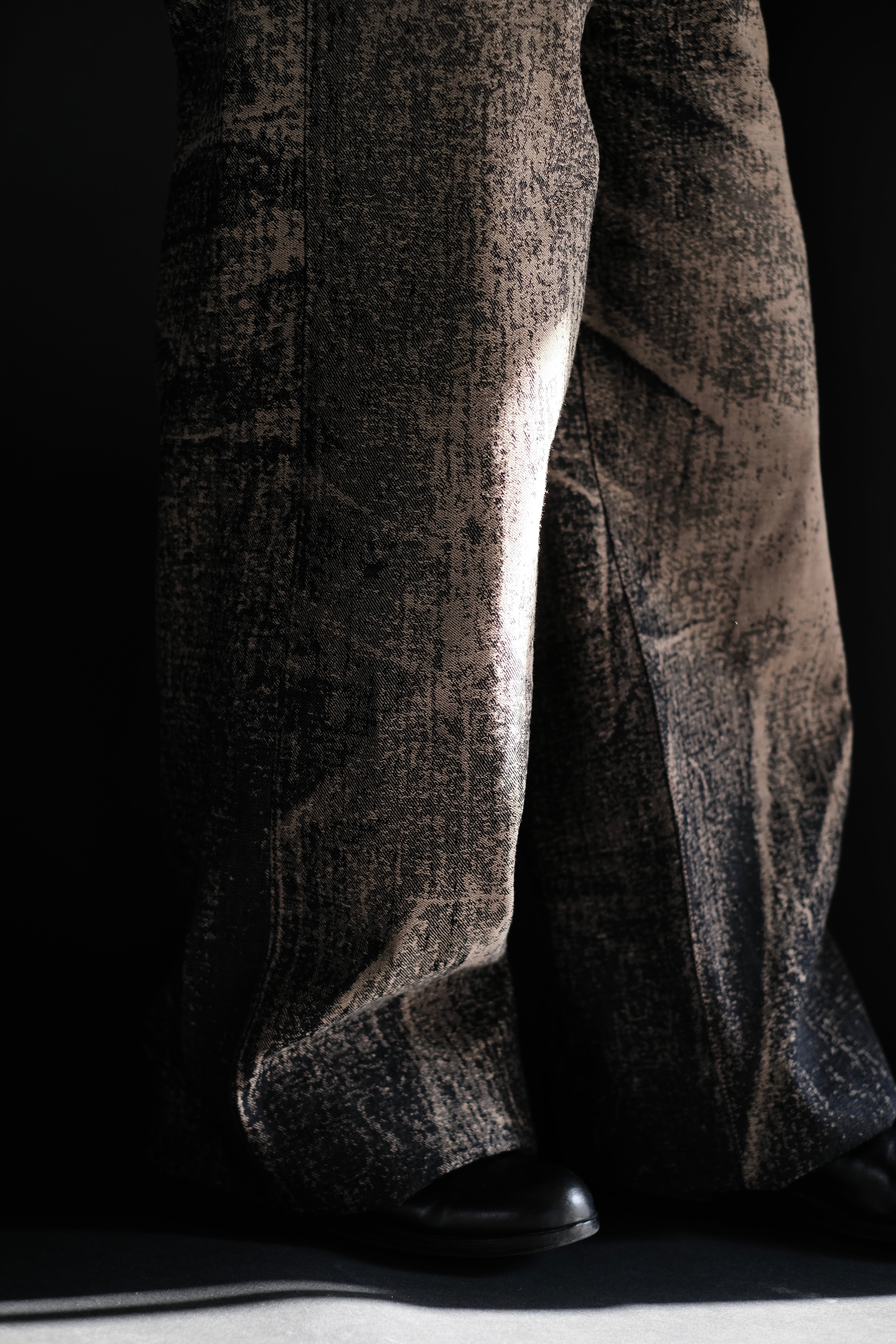 DAISUKE TANABE / x-ray jacuard denim trouser | LIVING