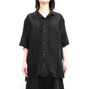 [Nomàt] (ノマット) 2023SS N-B-03 OPEN COLLAR SHIRT × LACE