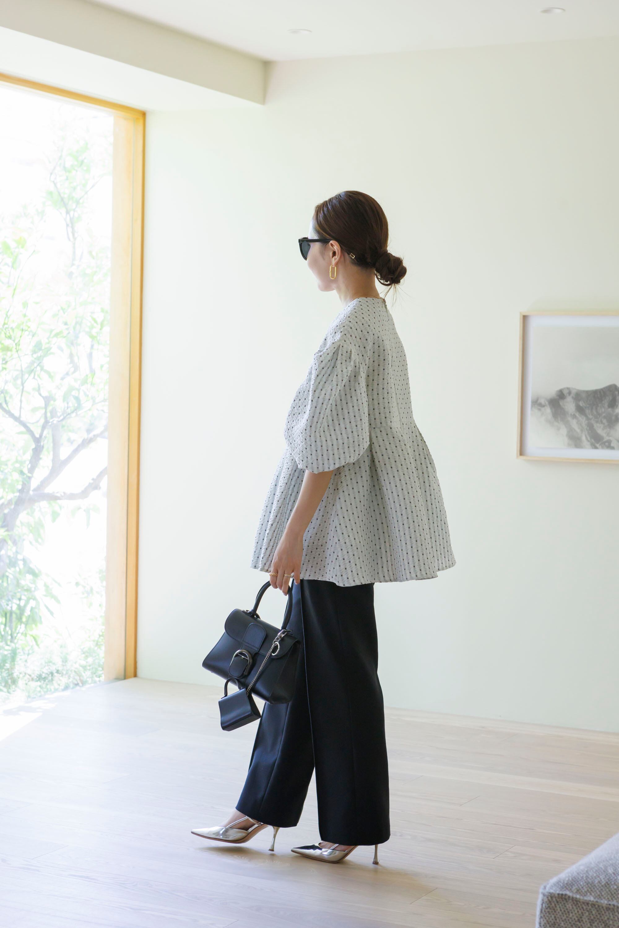 再販】9/27(FRI)21:00ーNew Dot jacquard blouse 即納 | Bluelea