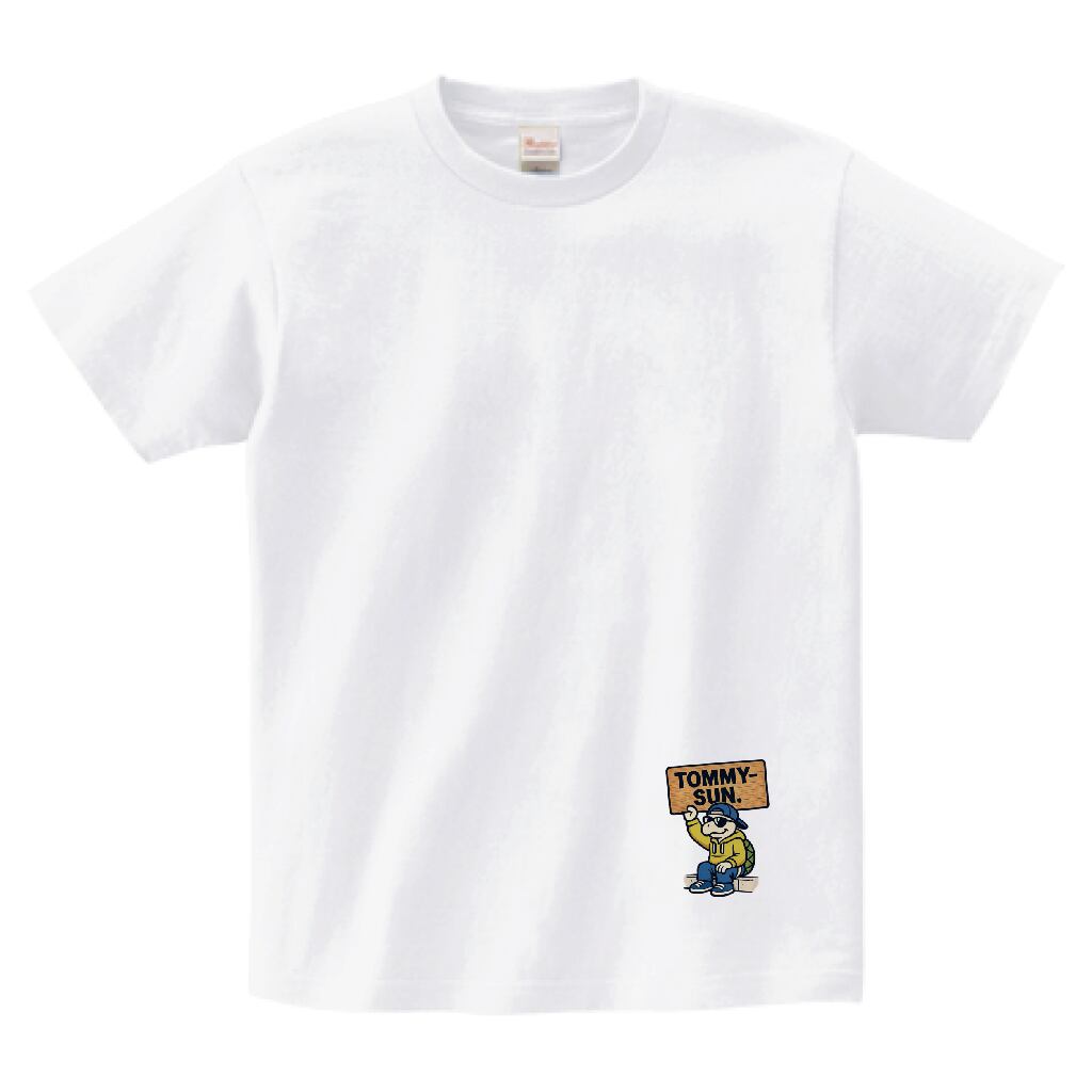 Signboard Turtleワンポイント亀Tシャツ