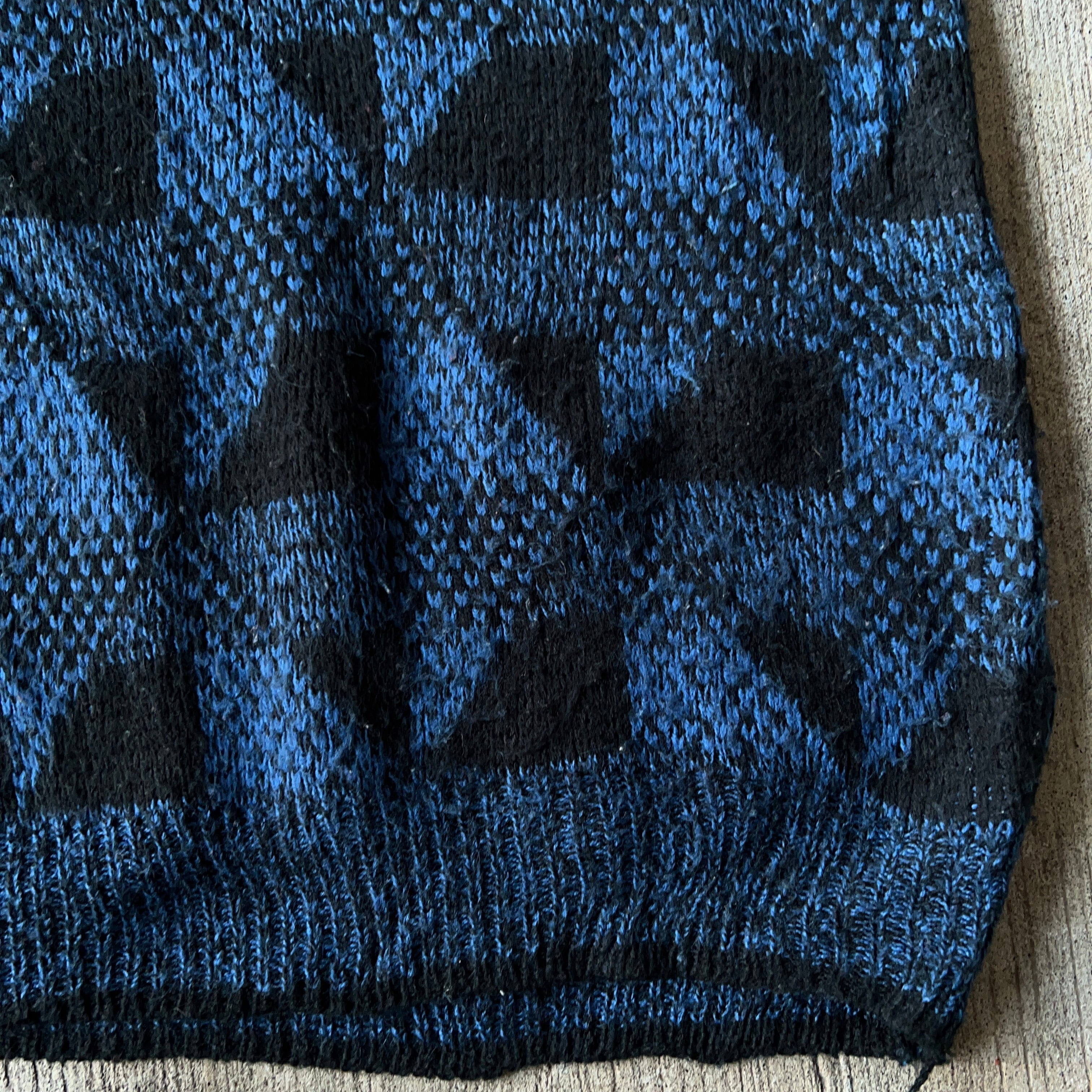 ANCHOR Blue” Design Knit 総柄 デザインニットセーター【3000円 ANCHOR Blue” Design Knit 総柄 デザインニットセーター【3000円