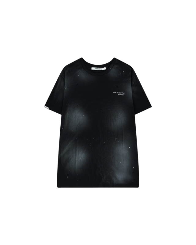 [KIMHEKIM] Spray Dyed T-Shirt (Black) 正規品 韓国ブランド 韓国通販 韓国代行 韓国ファッション キムヘキム 日本 店舗