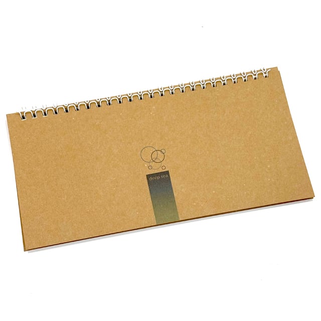 A4縦1/3 ヨコ型リングノート_海月（くらげ） | seed-time