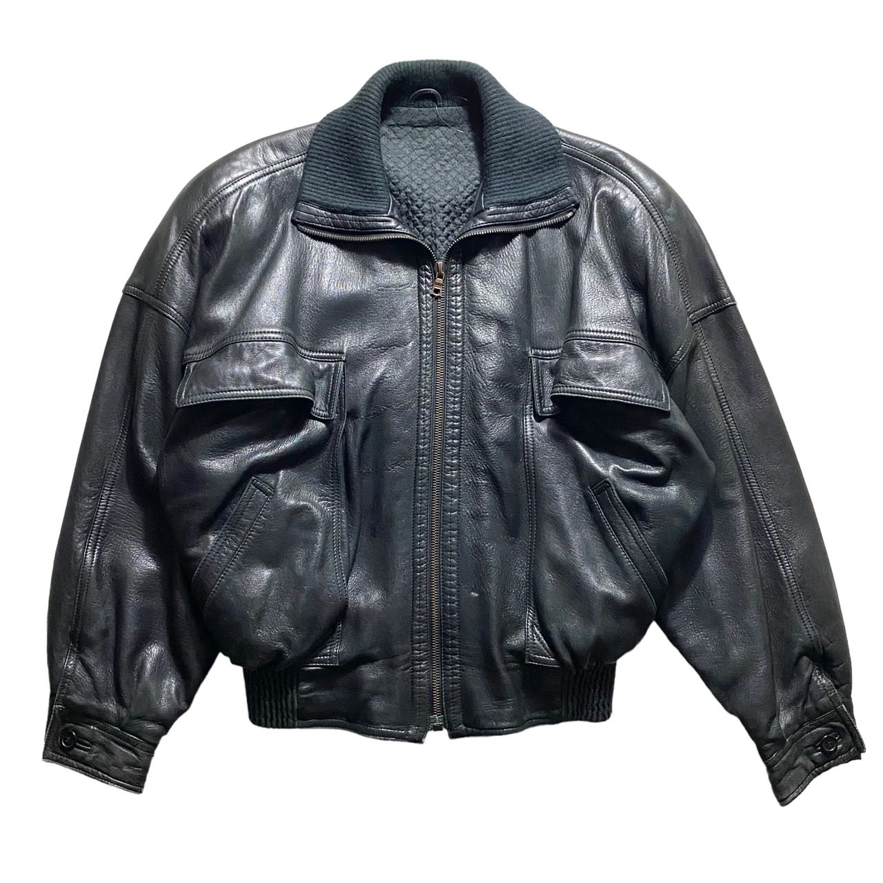 vintage GIANNI VERSACE leather blouson