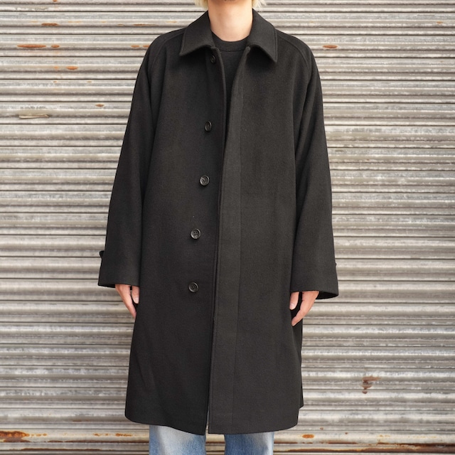 HERILL(へリル) 26AW "Cashmere Balmacaan coat" -Black-