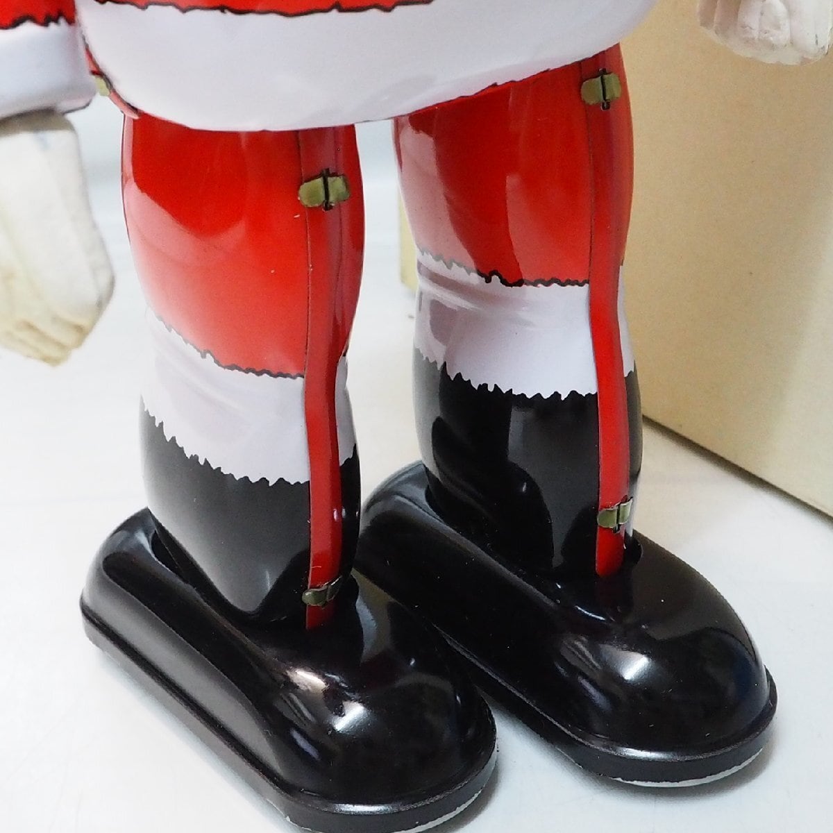 メタルハウス【サンタクロース】復刻ブリキ ゼンマイ歩行 TIN TOY 箱付