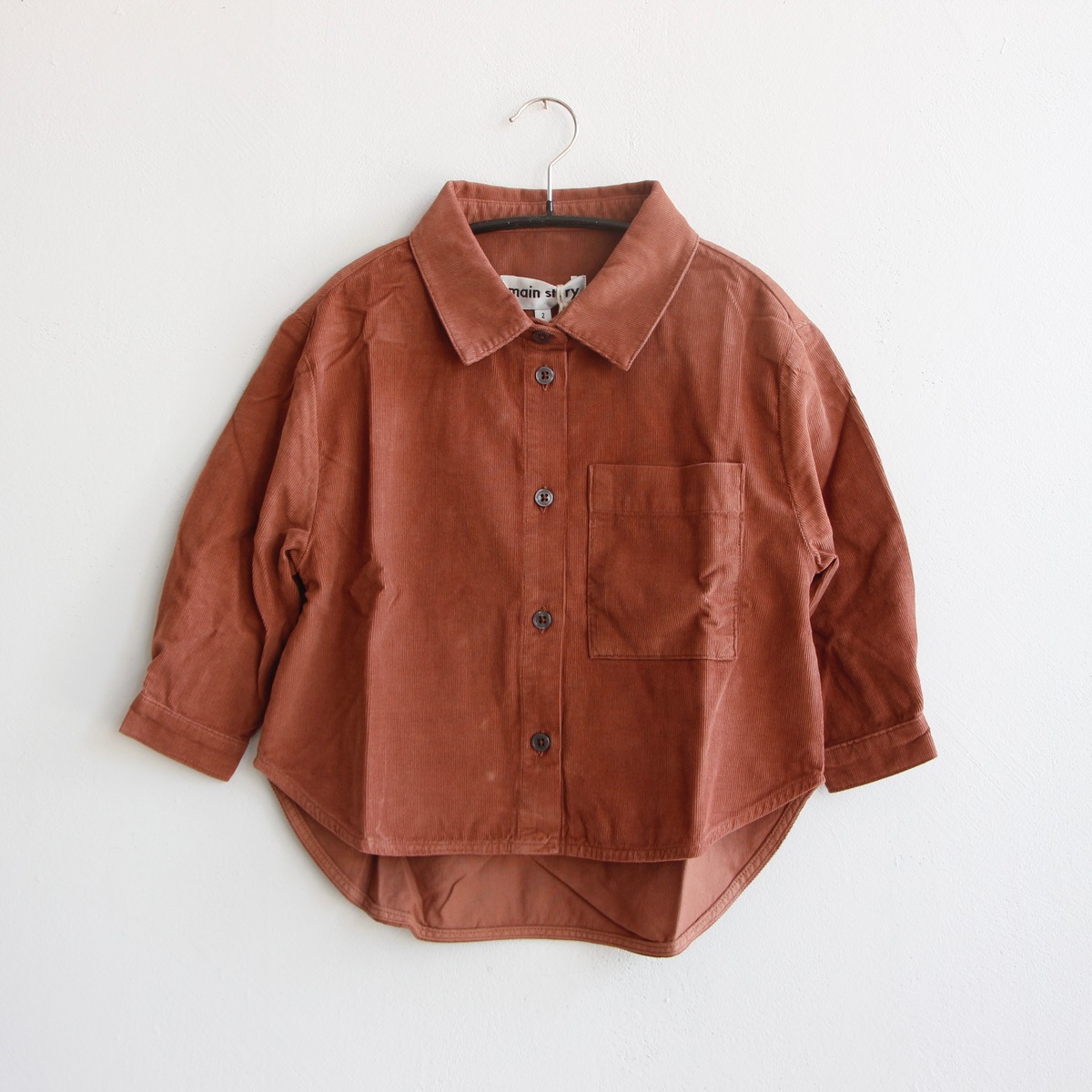 main story 2021AW》Shirt / Cognac / 8Y | cirkel mote