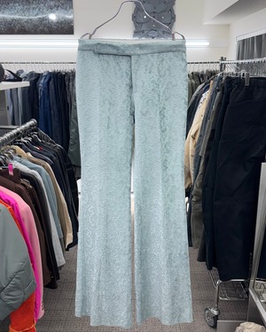 SS2000 GUCCI BY TOM FORD JACQUARD FLARED TROUSERS