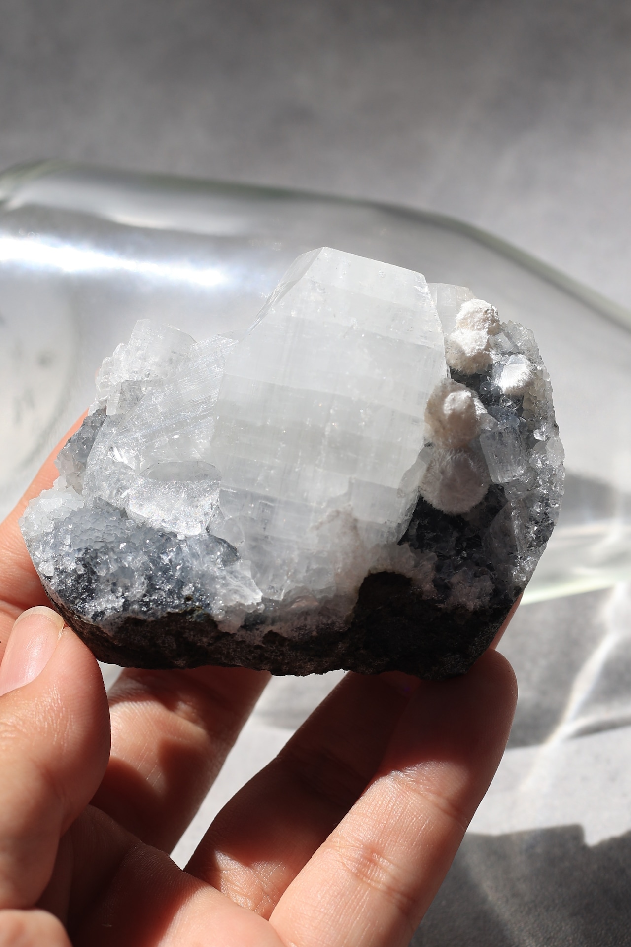 モルデナイト × カルセドニー × アポフィライト「光と雲」Mordenite Chalcedony Apophyllite ◇ 天然石・鉱物・パワーストーン・原石 | st00346