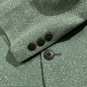 五大陸 gotairiku オンワード樫山 シルク混 3B テーラードジャケット サイズ L /ライトグリーン系 日本製 紳士 ビンテージ