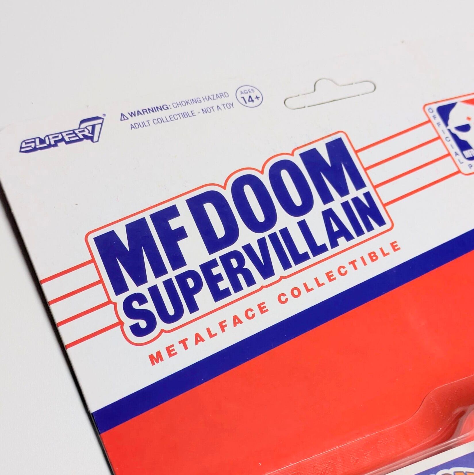 【 ReAction Figures 】MF DOOM SUPERVILLAIN METALFACE COLLECTIBLE / NYK / NYC / SUPER7 /スーパー7〚アメリカン雑貨 アメトイ〛