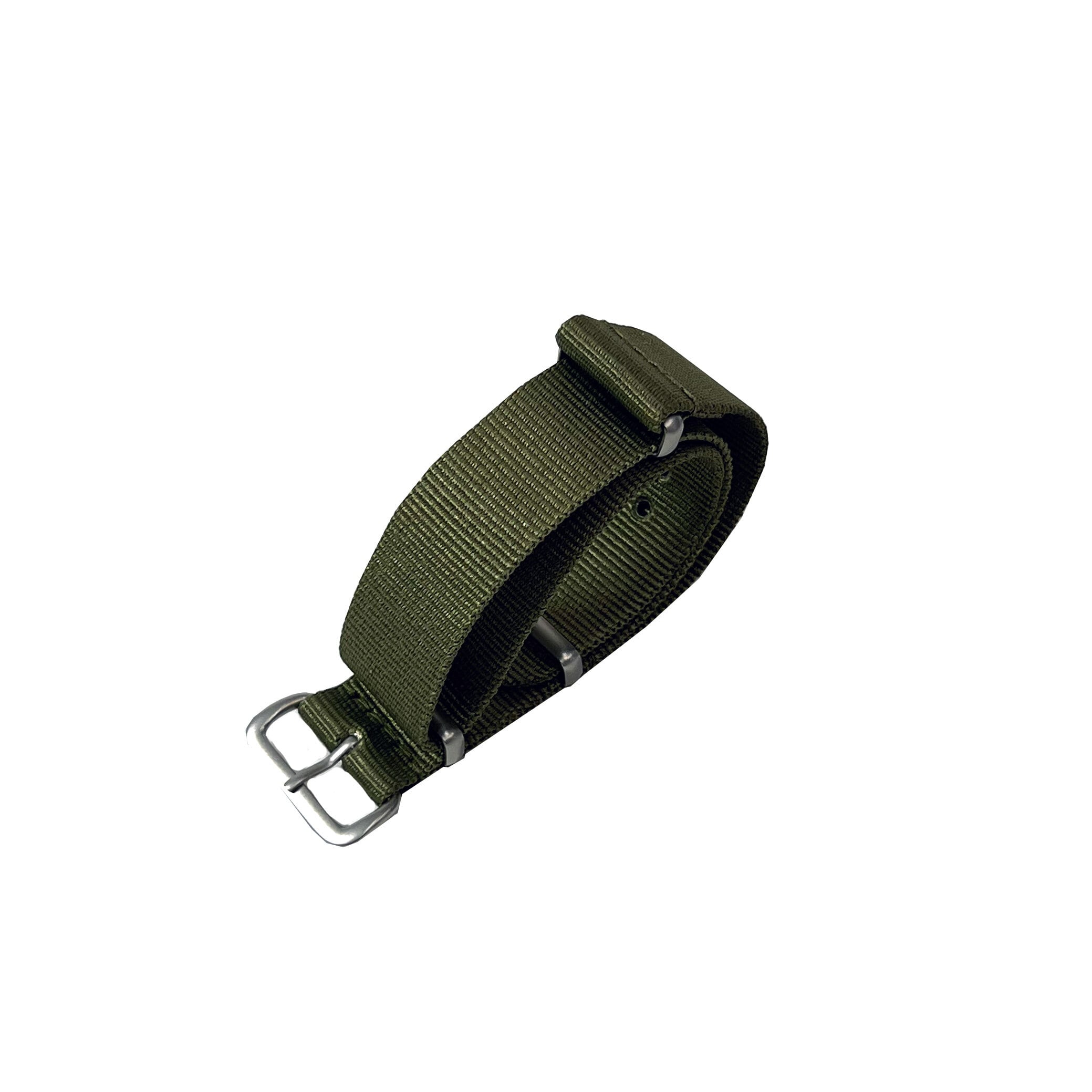 NYLON NATO TYPE WATCH STRAP / Olive Green Color strap | Naval