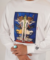 STAINED GLASS PRINT LONG SLEEVE［HSC015］