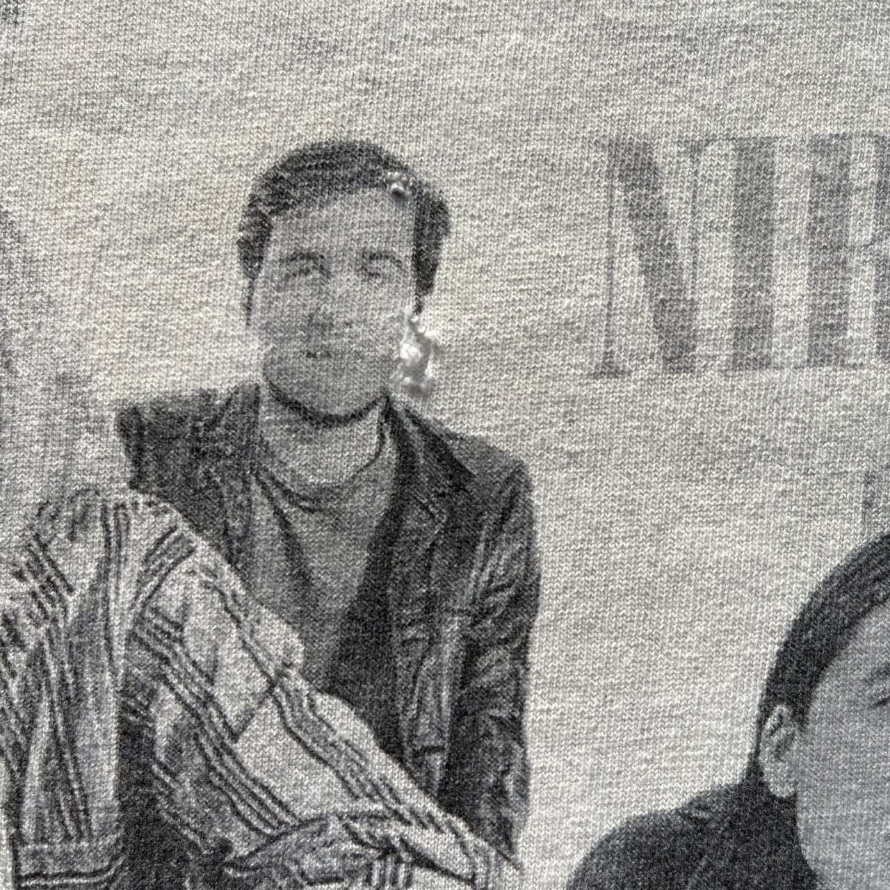 Nirvana 1996 Distressed Member Portrait Band Tee | Vintage High Line