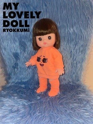 (お人形服) FACE.MTM＋SOCKS SET / ORANGE