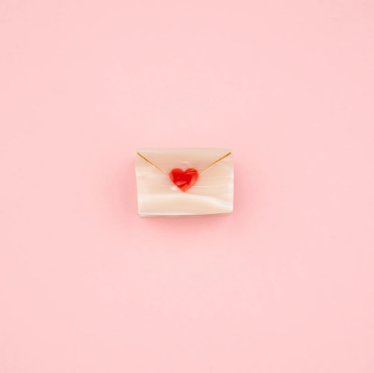 【Coucou Suzette Valentine collection -Love Letter mini hair claw-】