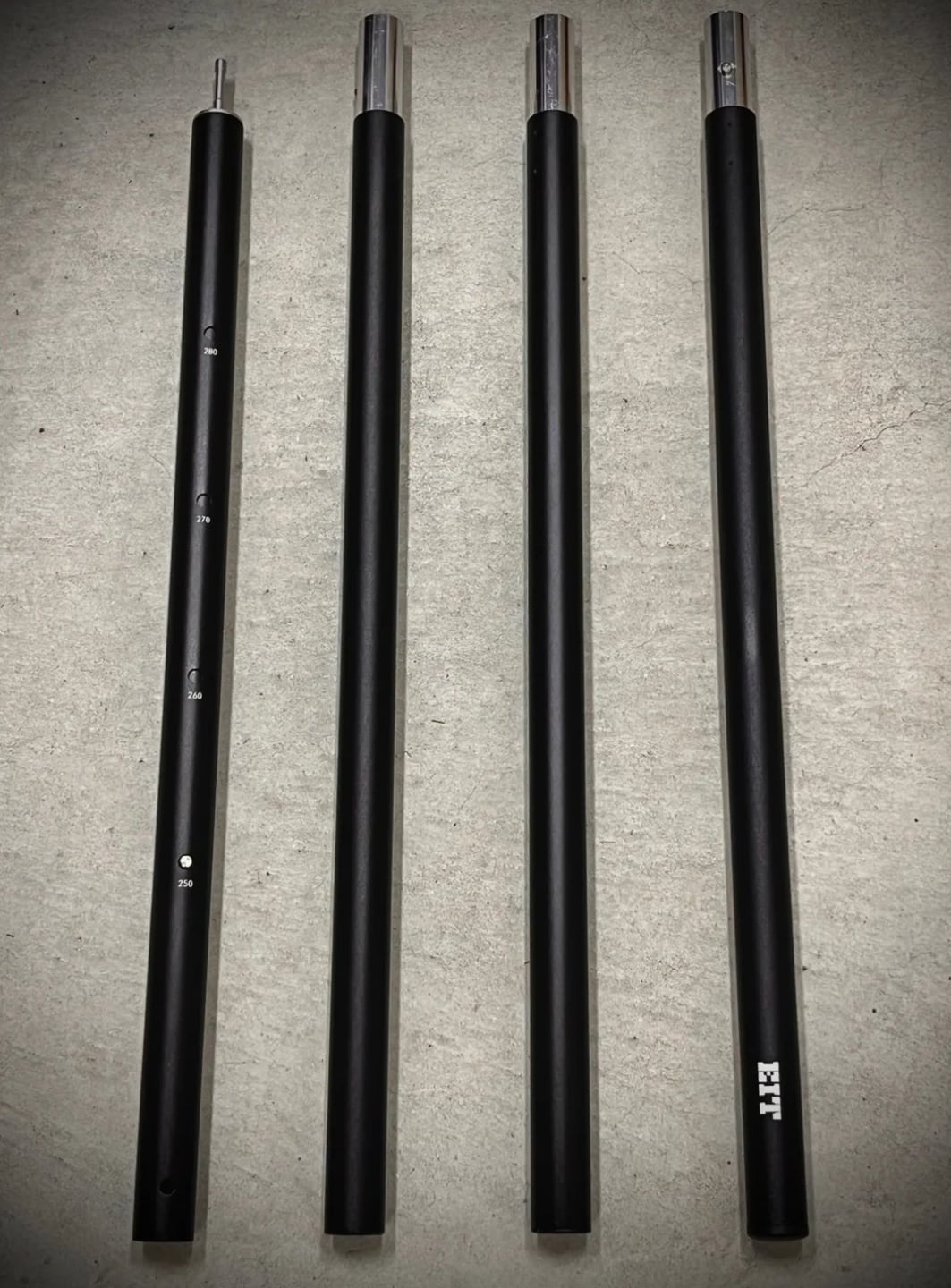 YUNAN Black Pole(250~280cm)2本セット EIT YUNAN Black Pole (250~280cm) 2set NEW | CAN FEEL