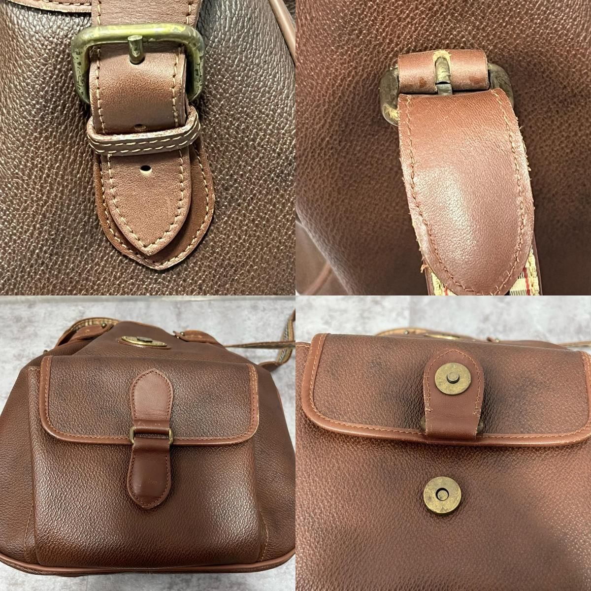 Burberry】バーバリー ショルダーバッグ レザーショルダーバッグ