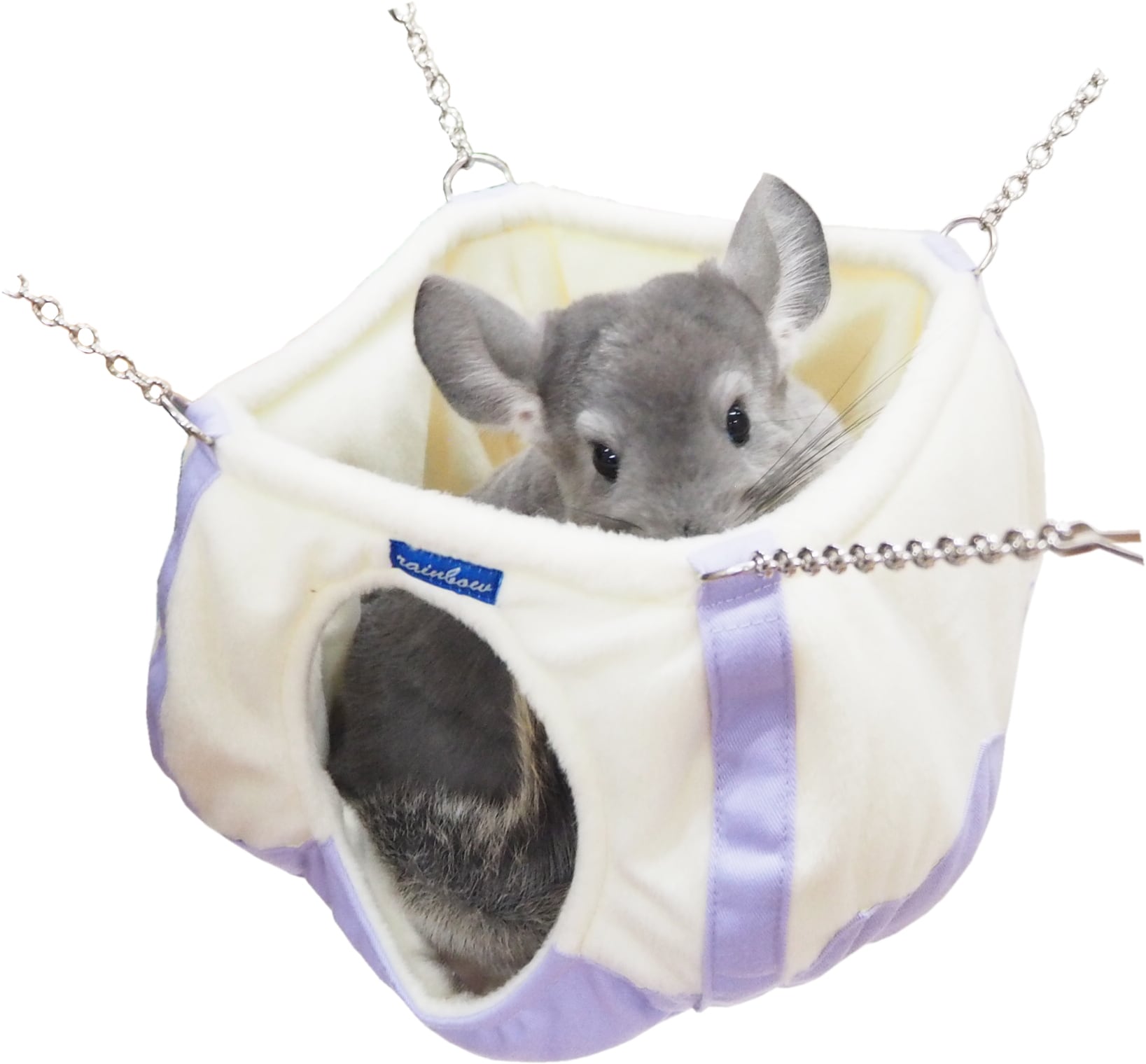 【小動物】 チンチラポット ピンク/パープル