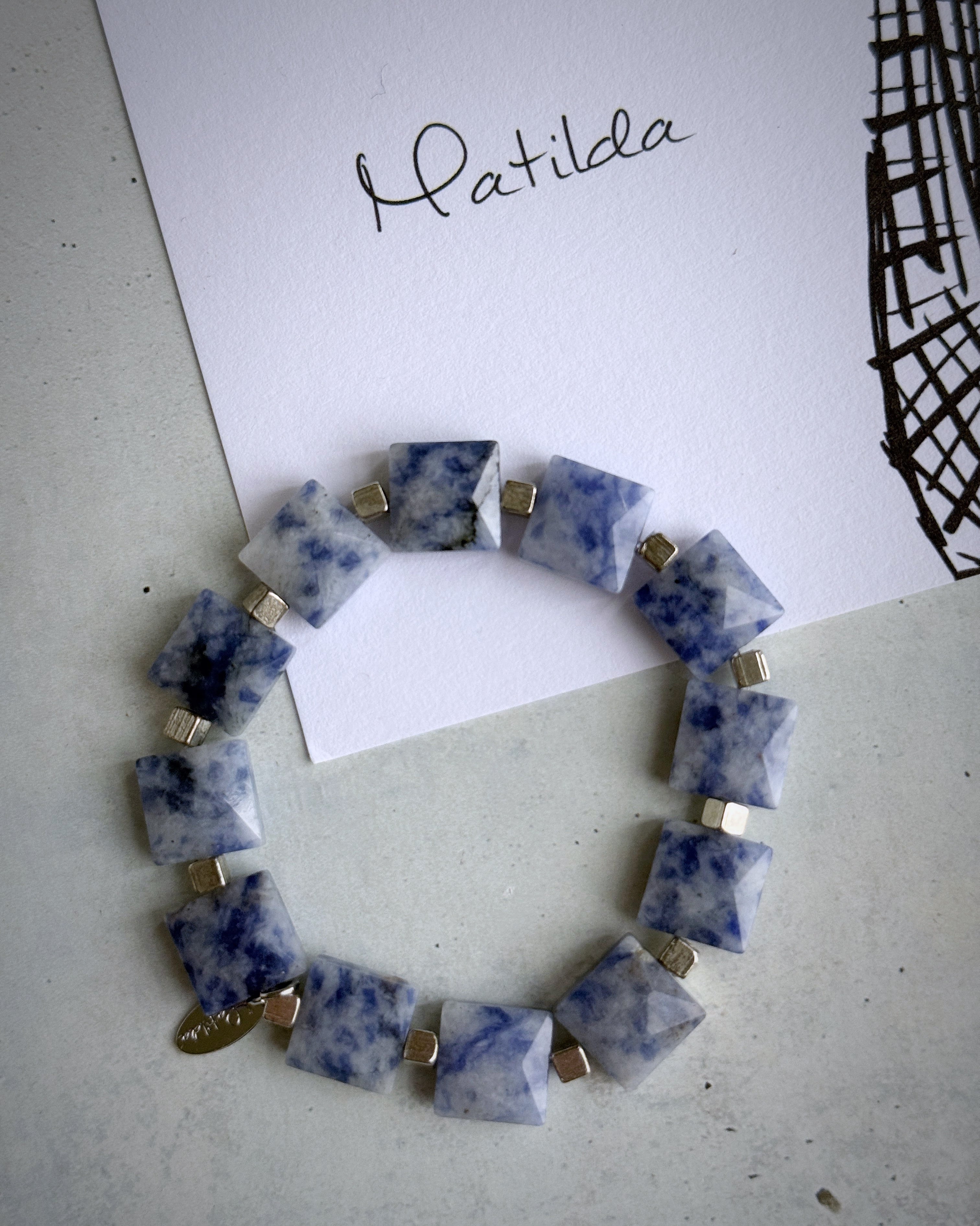 tumble bracelet(ソーダライト)