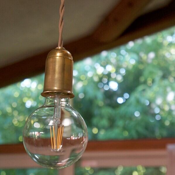 アンティークflame brass L 真鍮製ペンダントライト E26 【公式通販】