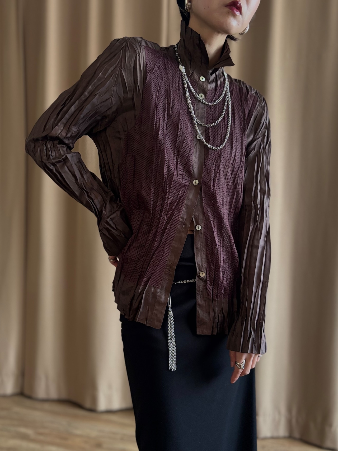 mocha brown mode shirt-5156-2