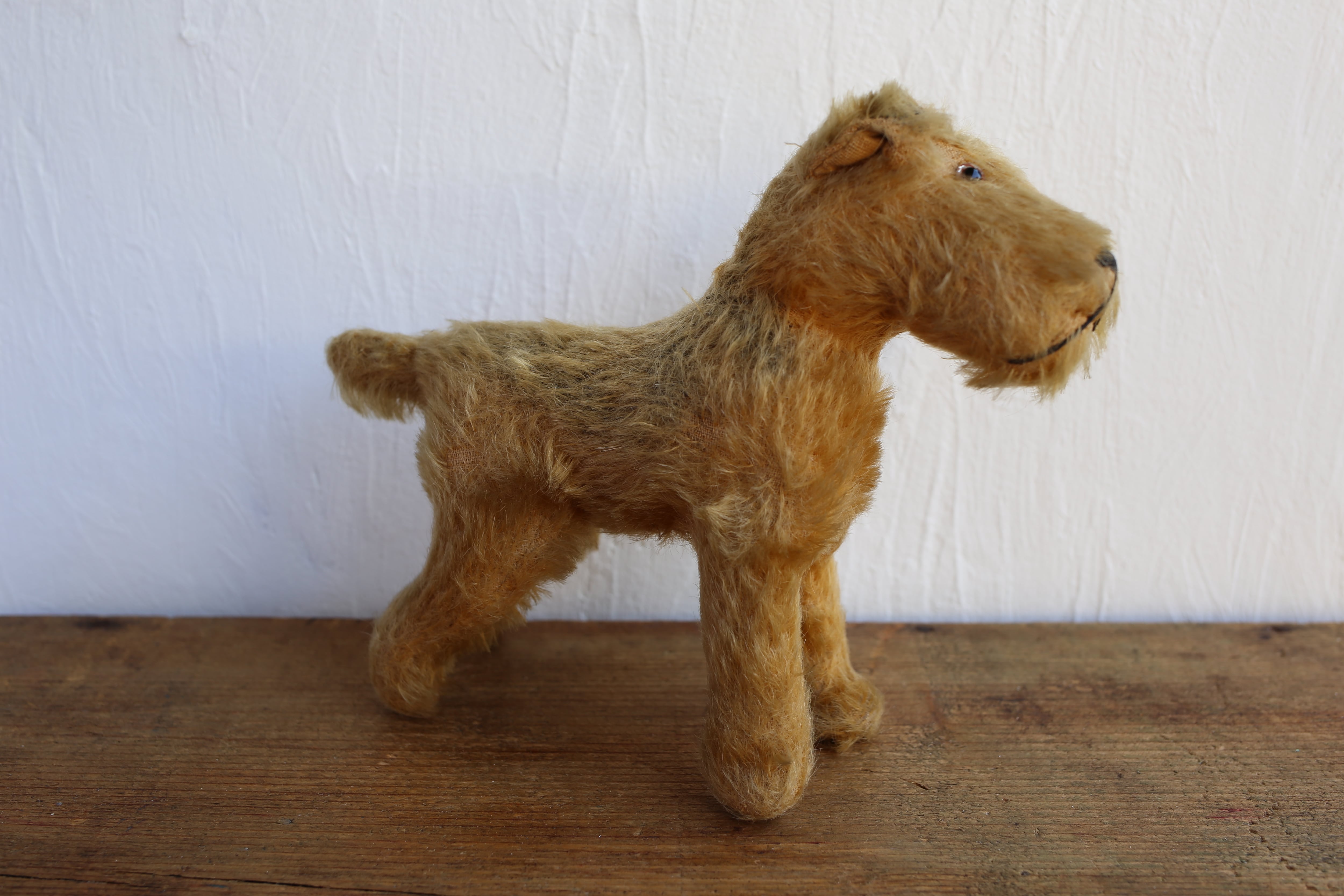 フランス アンティーク ヴィンテージ 犬のぬいぐるみ テリア