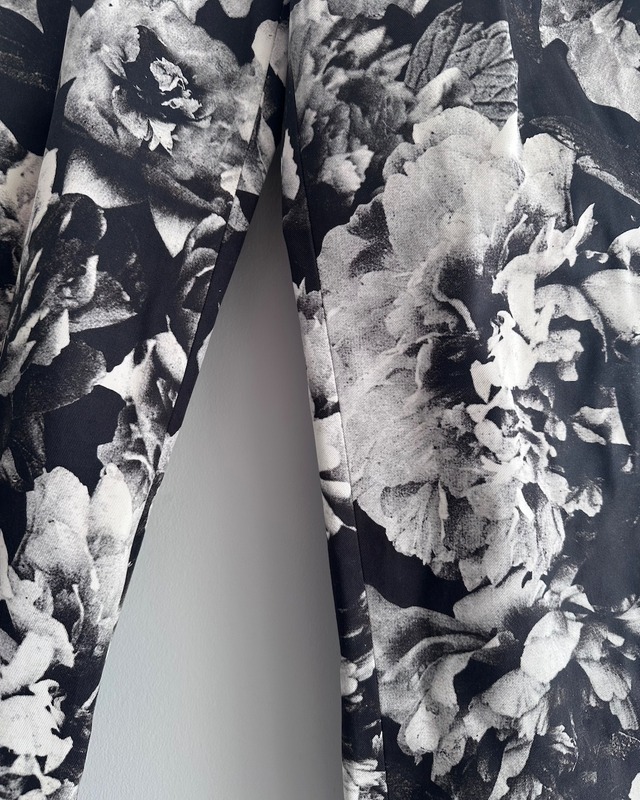DRIES VAN NOTEN　FLORAL PRINT CROPPED PANTS