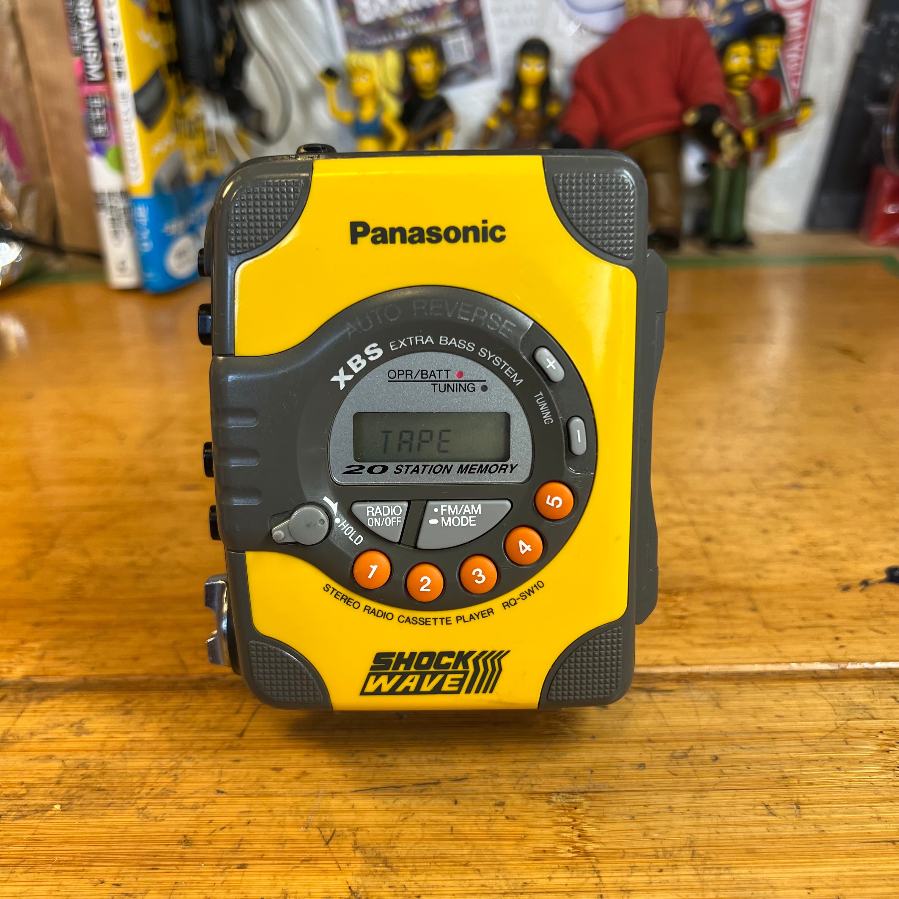メンテ済完動品]パナソニックショックウェーブ カセットプレーヤー RQ