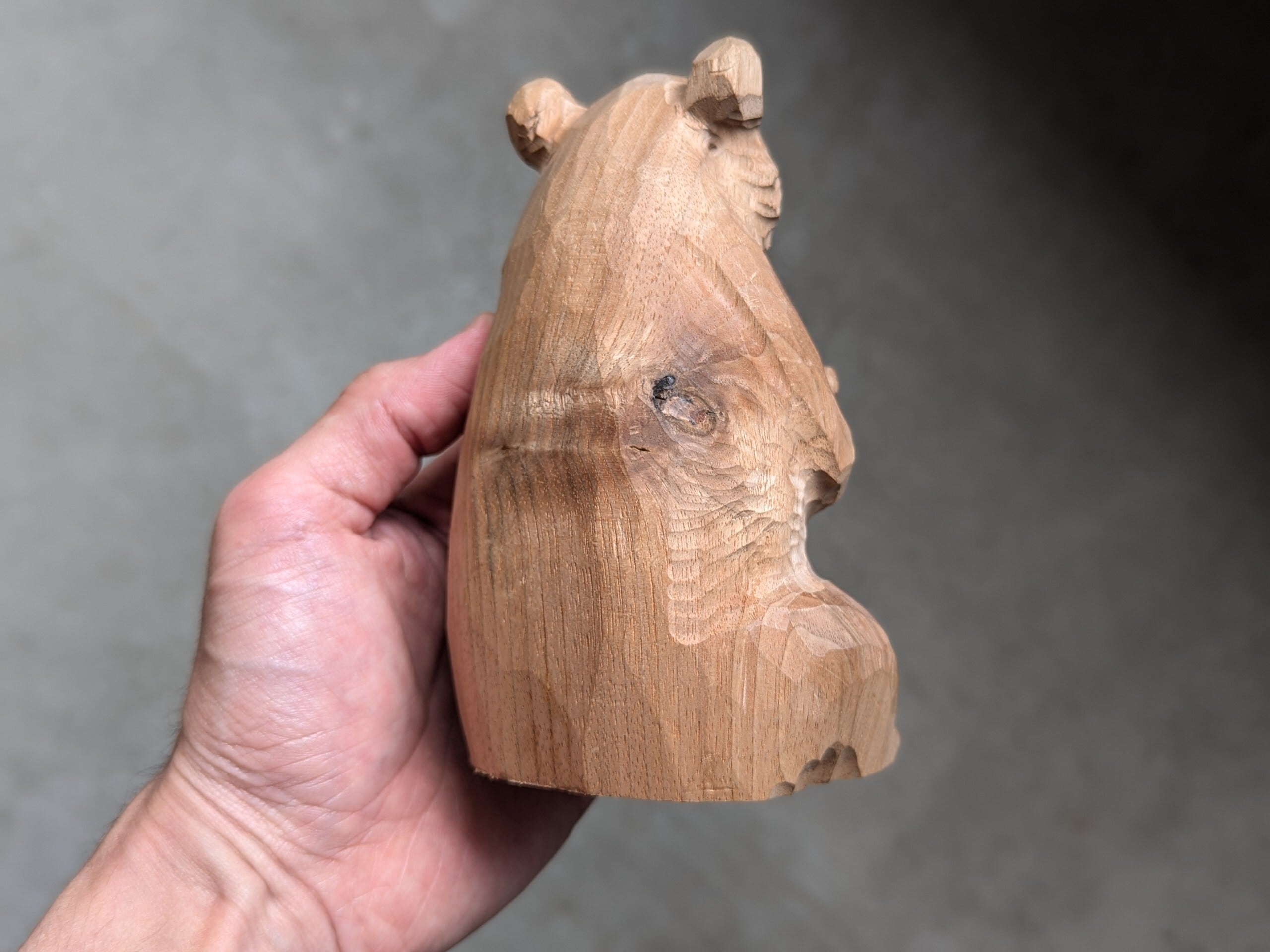上西捷敏 親子熊 #1 | 木彫りの熊 | inoya | Basic Life Store