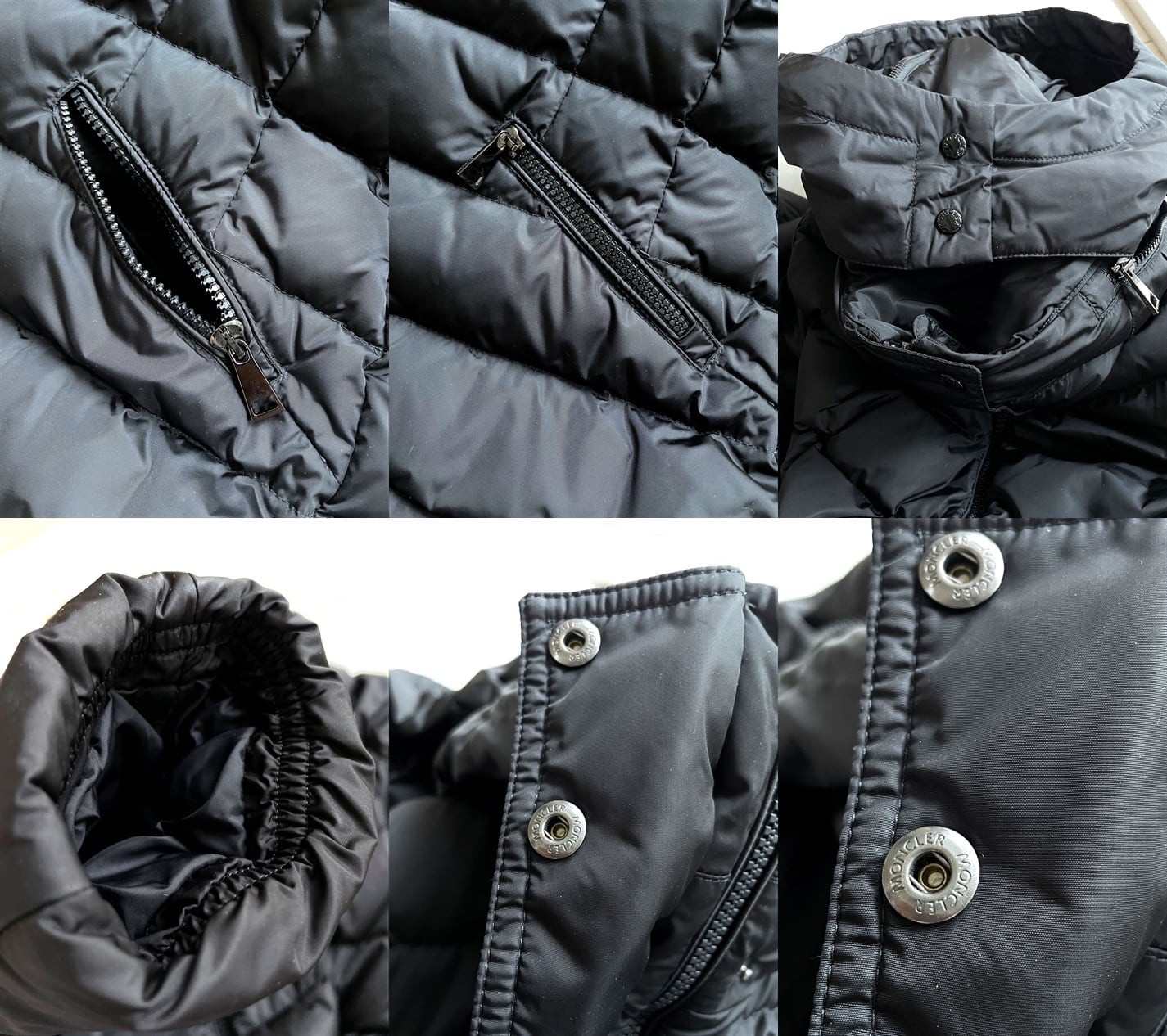 MONCLER モンクレール FLAMMETTE フラメッテ ブラック ダウン コート 0