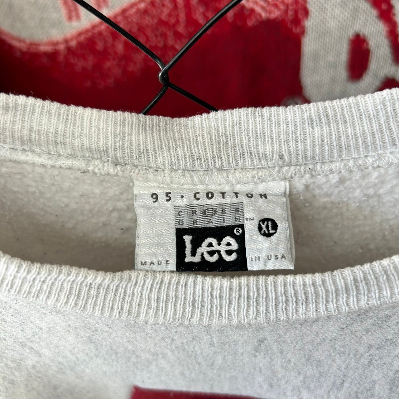 90s Lee テキスト ロゴ 刺繍 デザイン 長袖 スウェット トレーナー XL 古着 古着屋 埼玉 ストリート オンライン 通販 アメカジ  ビンテージ