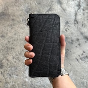 【限定商品】ウォレット ラウンドジップ4 姫路黒桟エレファント