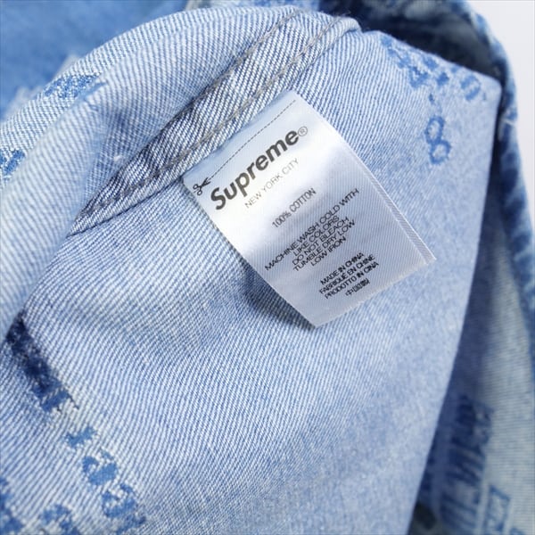 sizeL Supreme Jacquard Denim Shirtシュプリーム