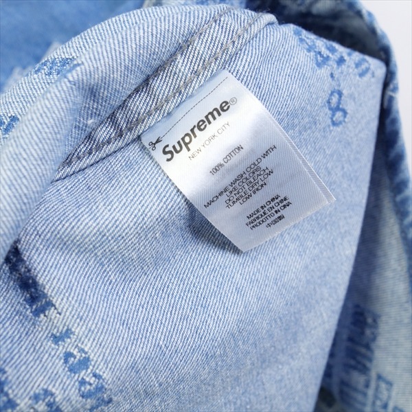 Trademark Jacquard Denim Shirt - spring summer 2023 - Supreme