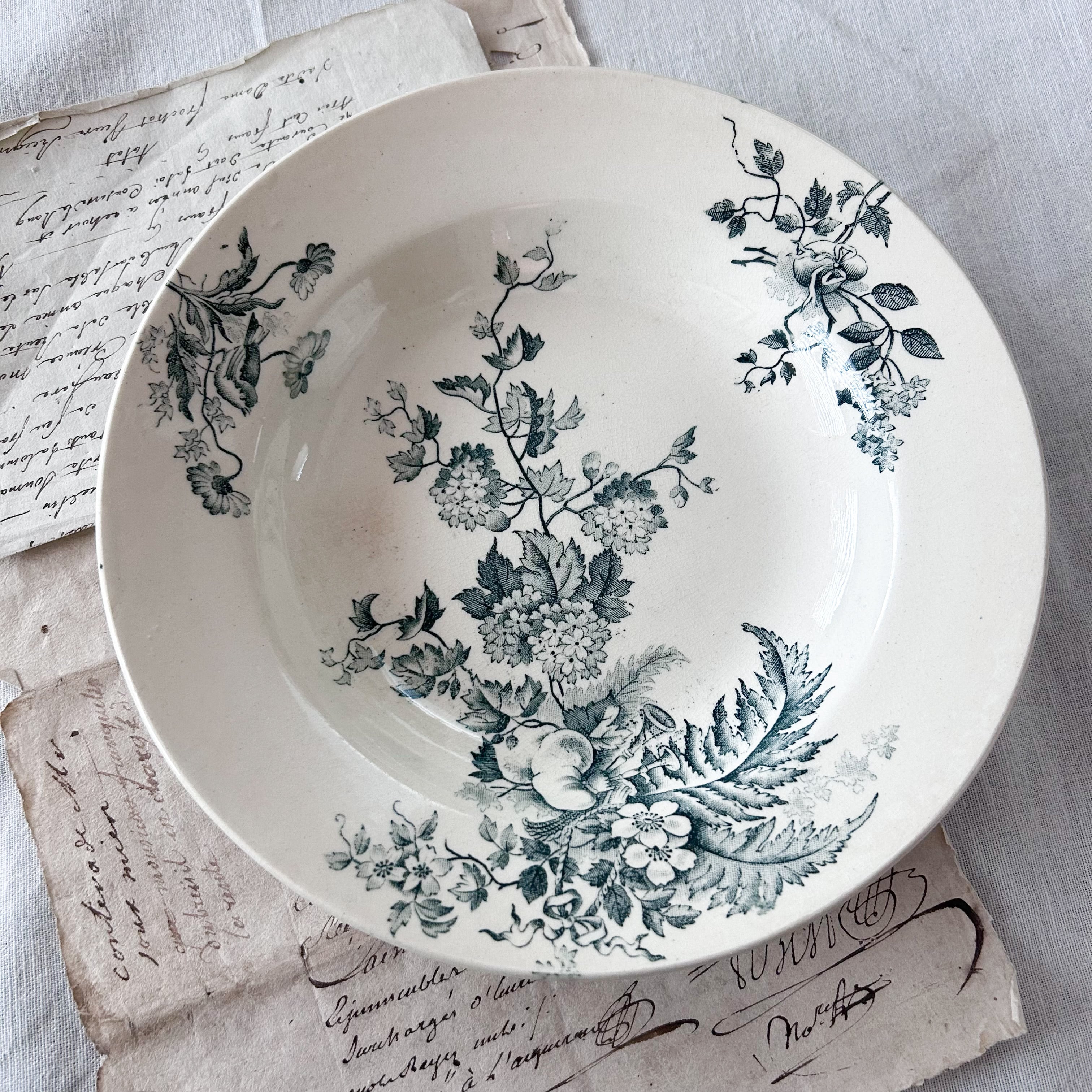 フランス アンティーク Choisy le Roi ショワジールロワ『EGLANTINES