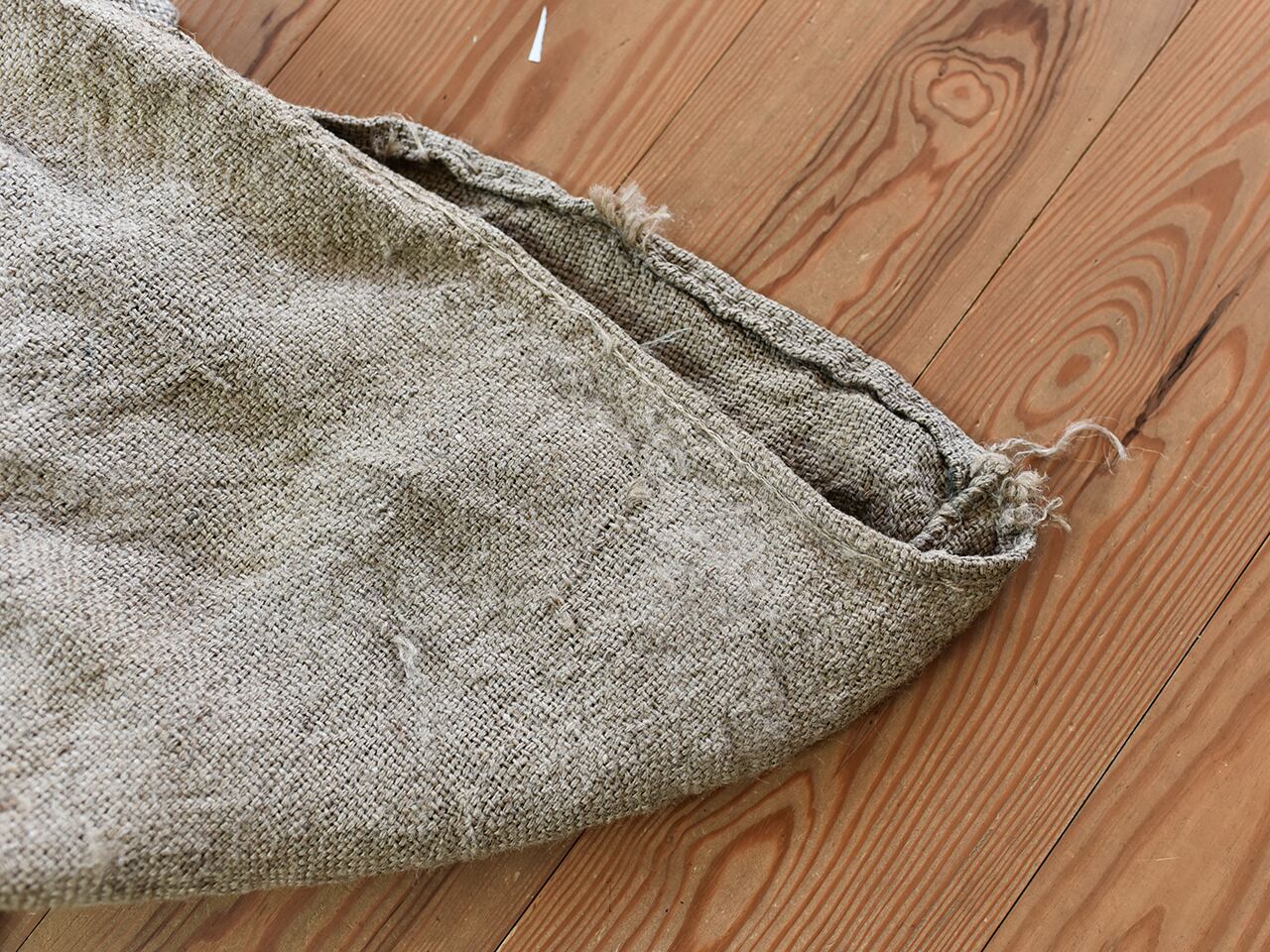 コーヒー豆が入っていた大きな麻袋 *アンティーク