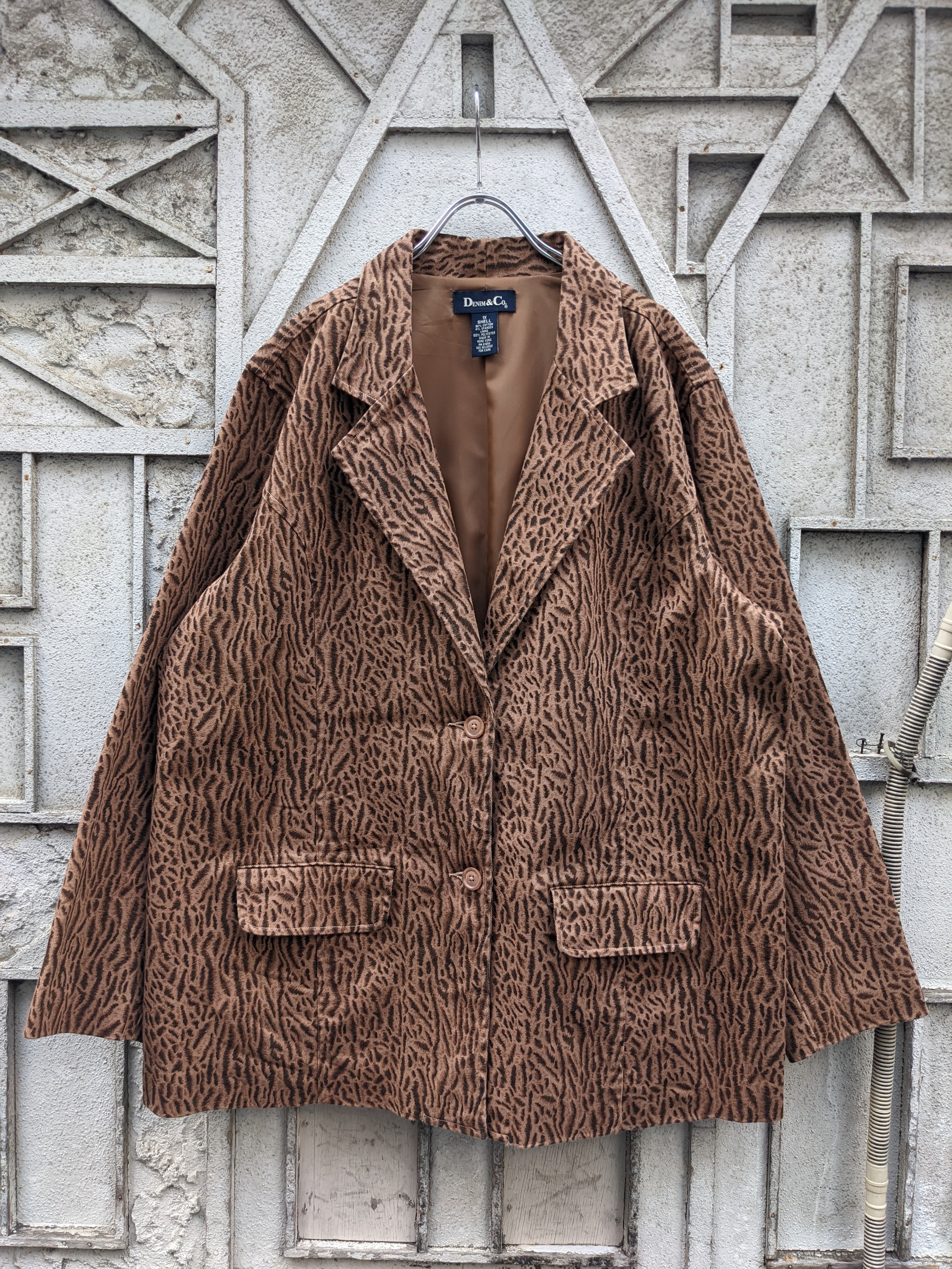 "LEOPARD" tailored jacket