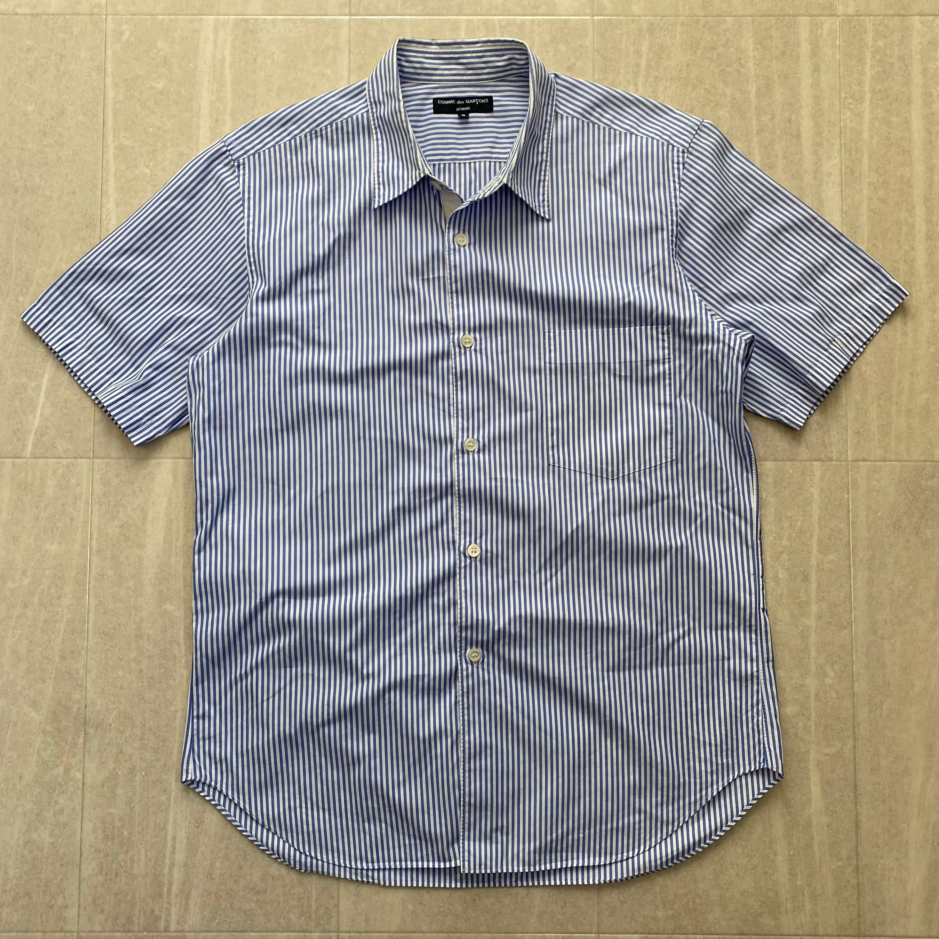COMME des GARCONS HOMME Short Sleeve Striped Shirt HG-B031 AD2010