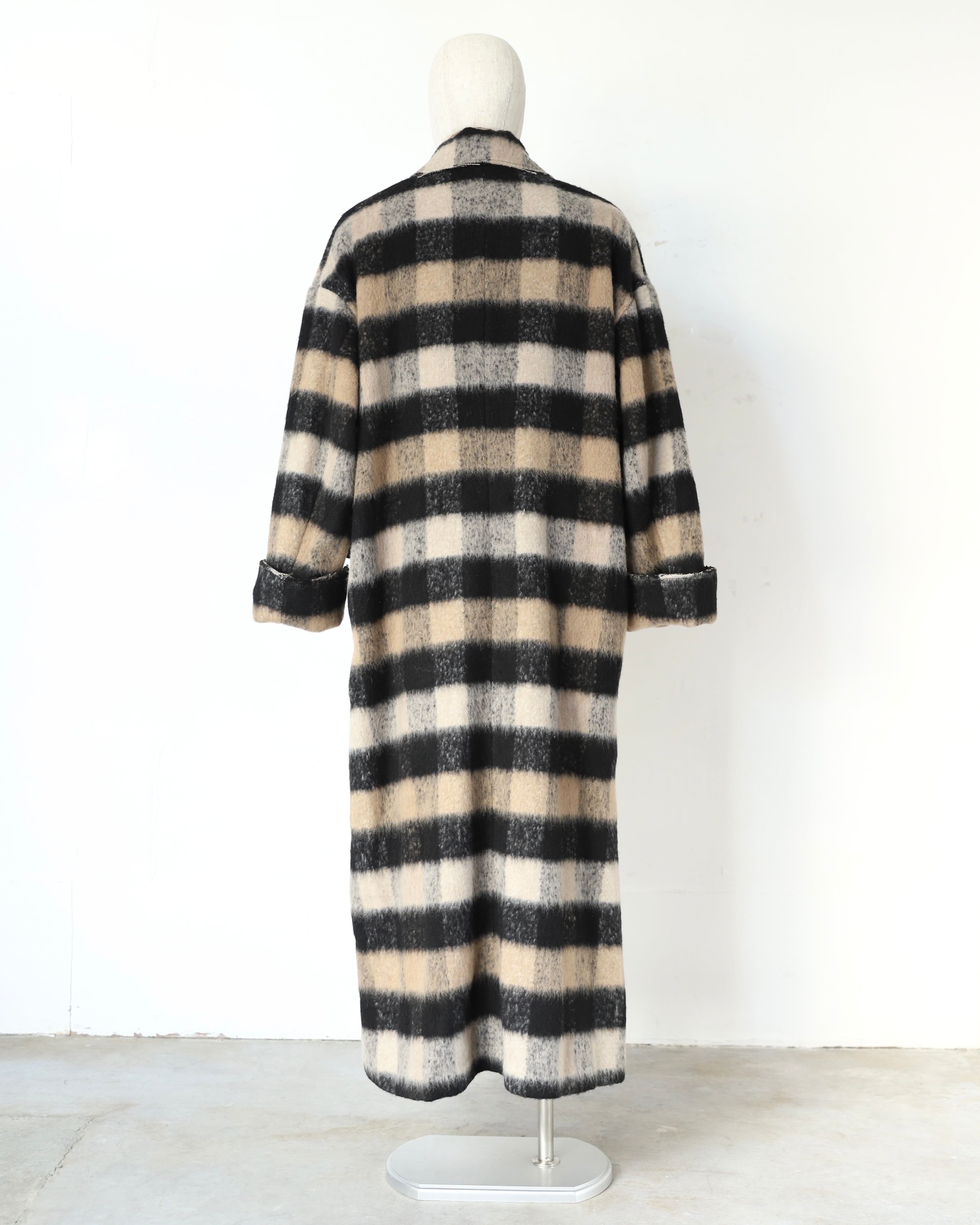 Wool Gown Long Coat / ウールガウンロングコート | AMBERGLEAM