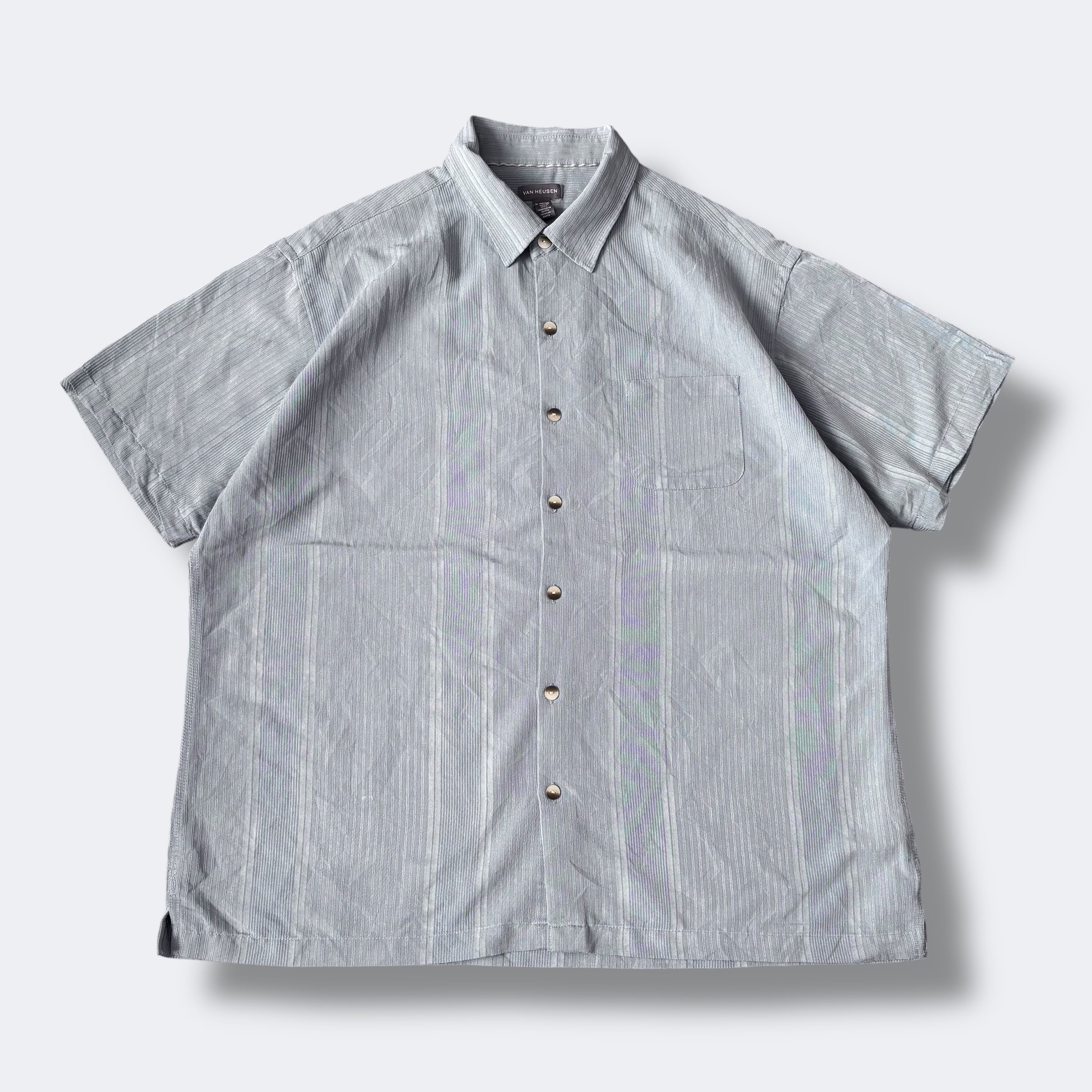 60's VAN HEUSEN マチ付き ホワイト ヴィンテージ ドレスシャツ | PAY ID